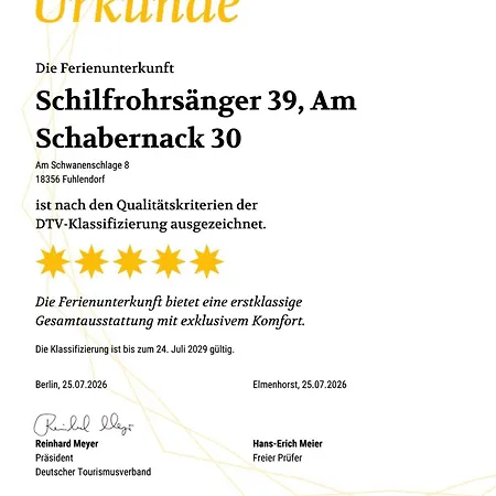 Vakantiehuis Schilfrohrsaenger 39